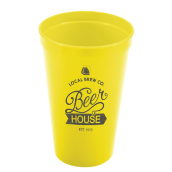 20 oz. Stadium Cups_Yellow