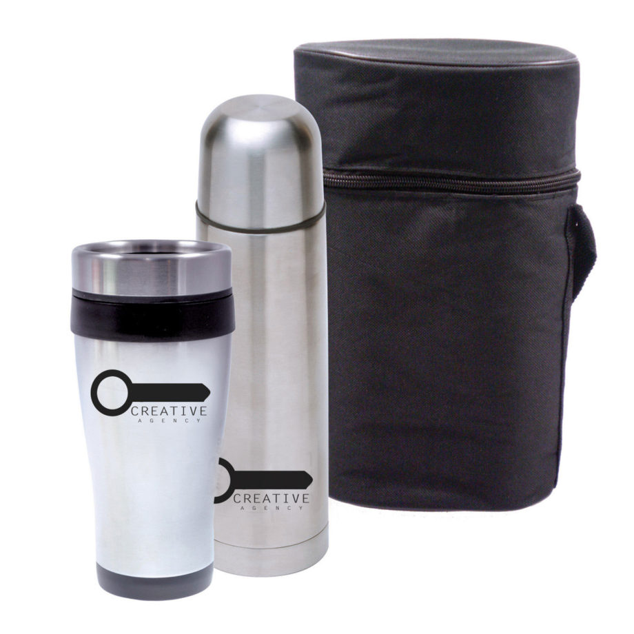 Jr. Day Tripper Gift Set_Silver_Black